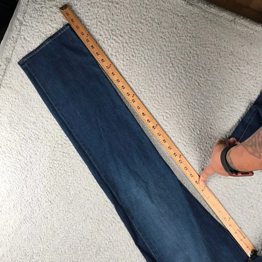 Tecovas Slim Jean Mens 34 (33x34) Medium Blue Handcrafted Western Cowboy Denim